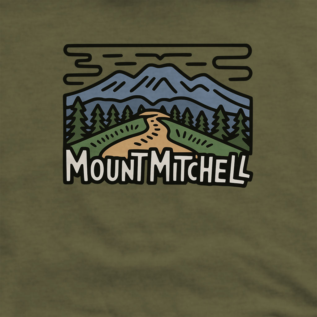 Mount Mitchell Hoodie Adventure and Outdoors Themed Hoodie