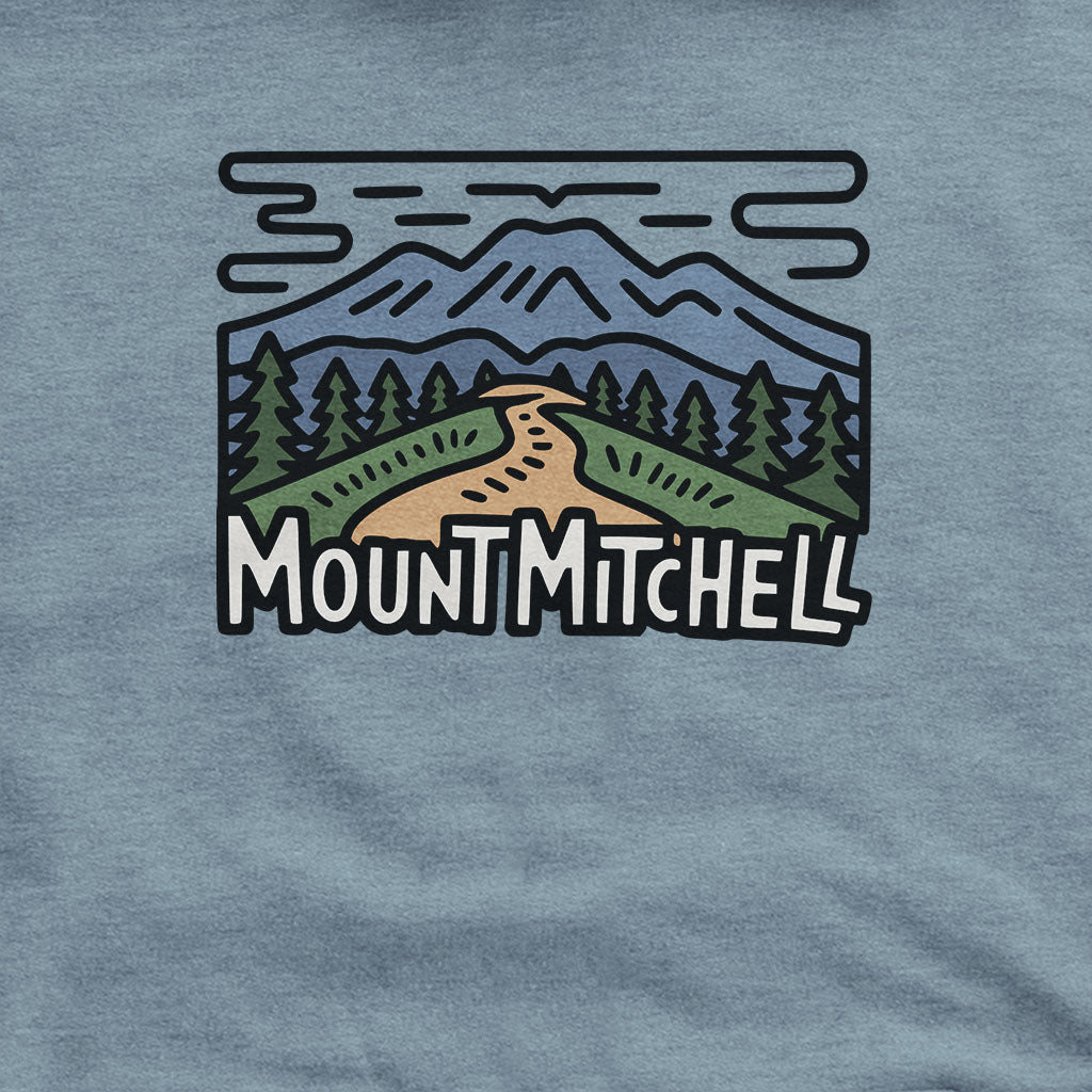 Mount Mitchell Hoodie Adventure and Outdoors Themed Hoodie