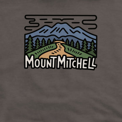 Mount Mitchell Crewneck Sweatshirt Adventure and Outdoors Themed Sweatshirt