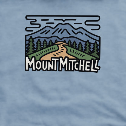 Mount Mitchell Crewneck Sweatshirt Adventure and Outdoors Themed Sweatshirt