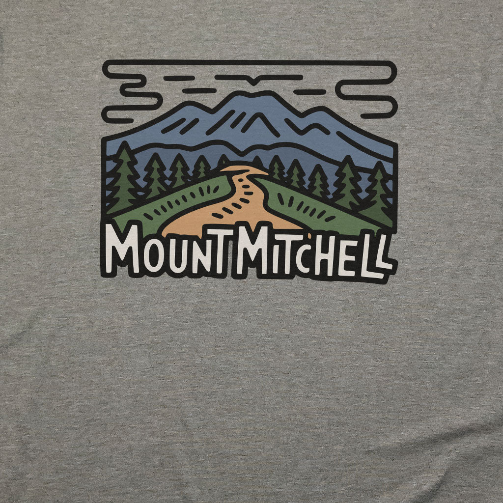 Mount Mitchell T-Shirt Adventure and Outdoors Themed T-Shirt