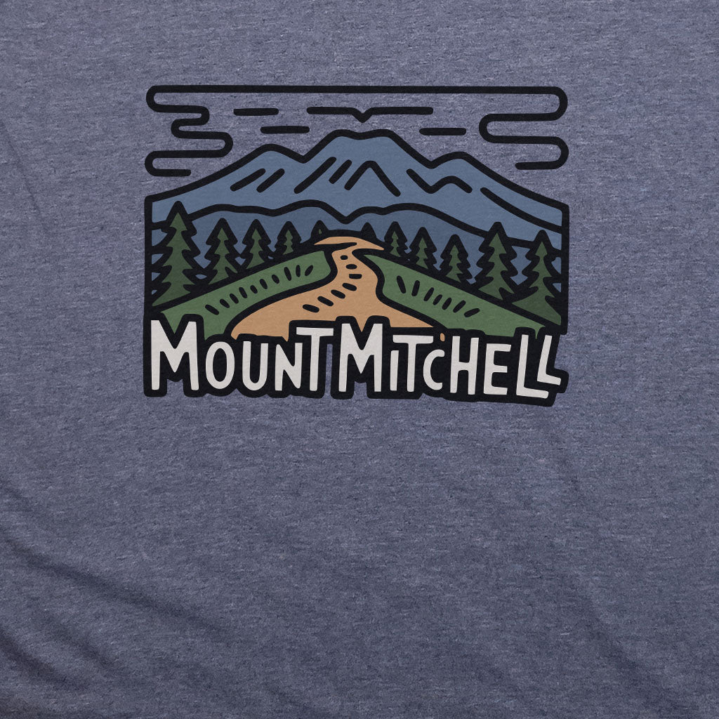 Mount Mitchell T-Shirt Adventure and Outdoors Themed T-Shirt