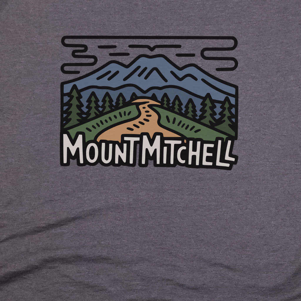 Mount Mitchell T-Shirt Adventure and Outdoors Themed T-Shirt