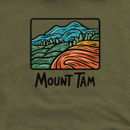 Mount Tamalpais Hoodie Adventure and Outdoors Themed Hoodie