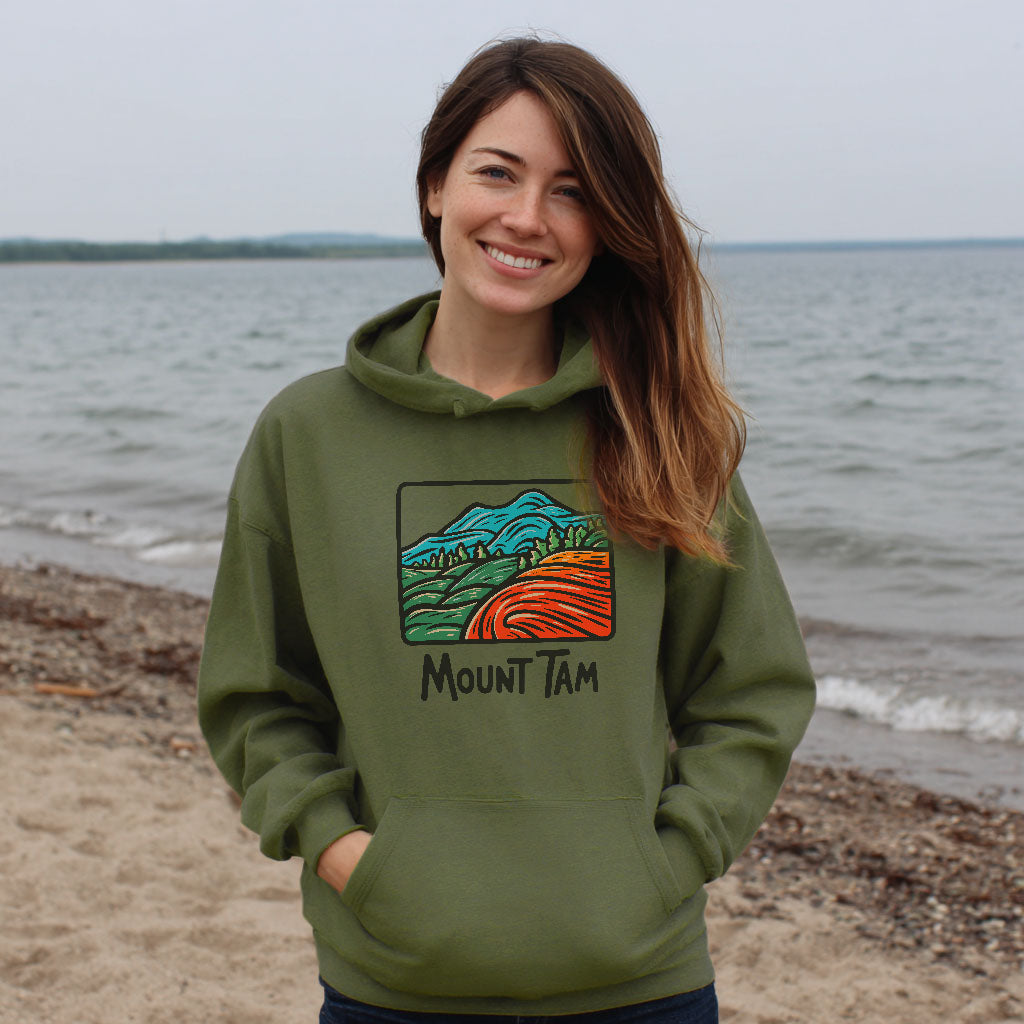 Mount Tamalpais Hoodie Adventure and Outdoors Themed Hoodie