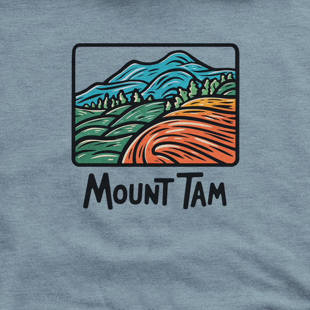Mount Tamalpais Hoodie Adventure and Outdoors Themed Hoodie
