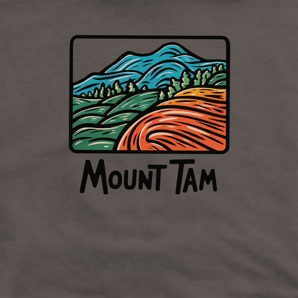 Mount Tamalpais Crewneck Sweatshirt Adventure and Outdoors Themed Sweatshirt