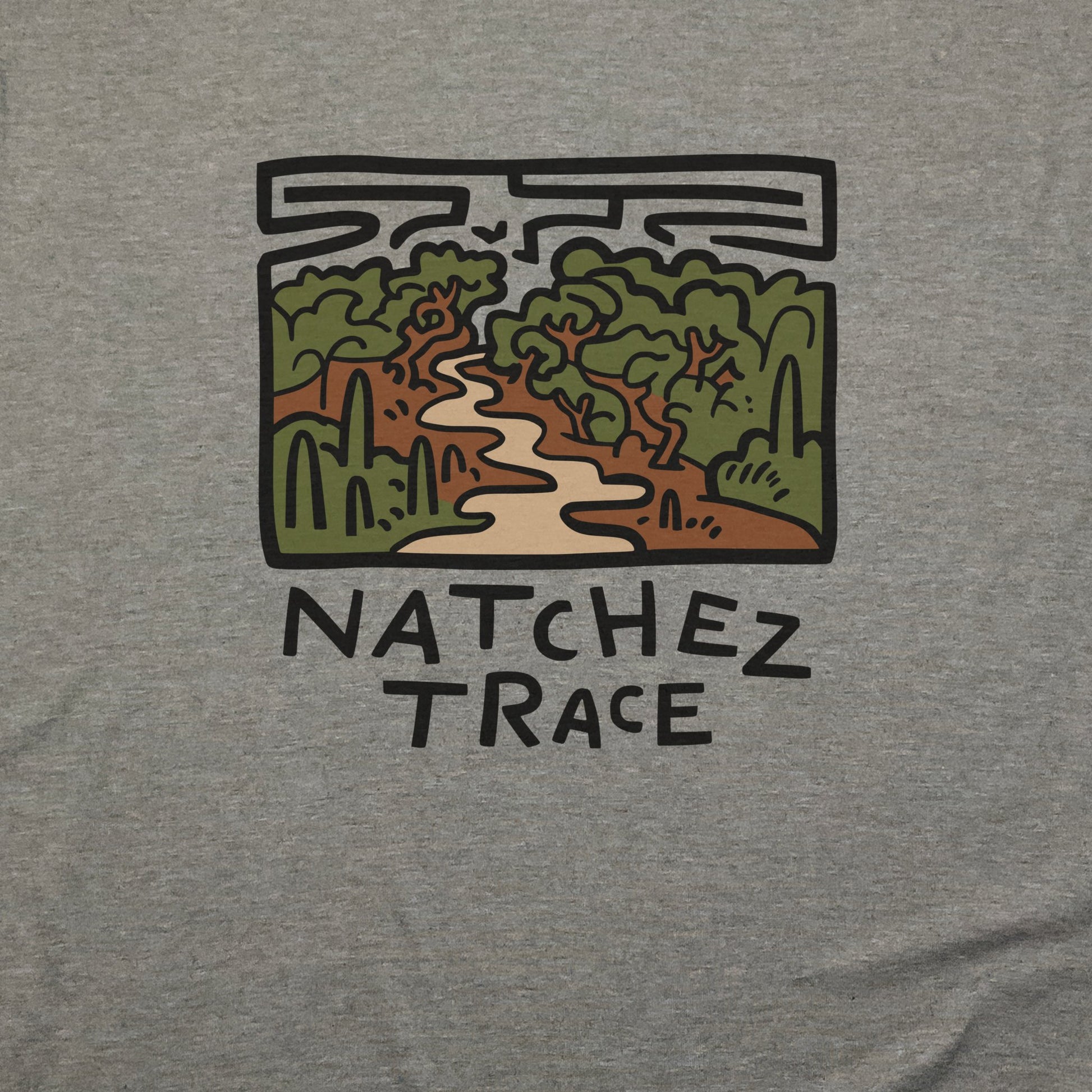 Natchez Trace T-Shirt Adventure and Outdoors Themed T-Shirt