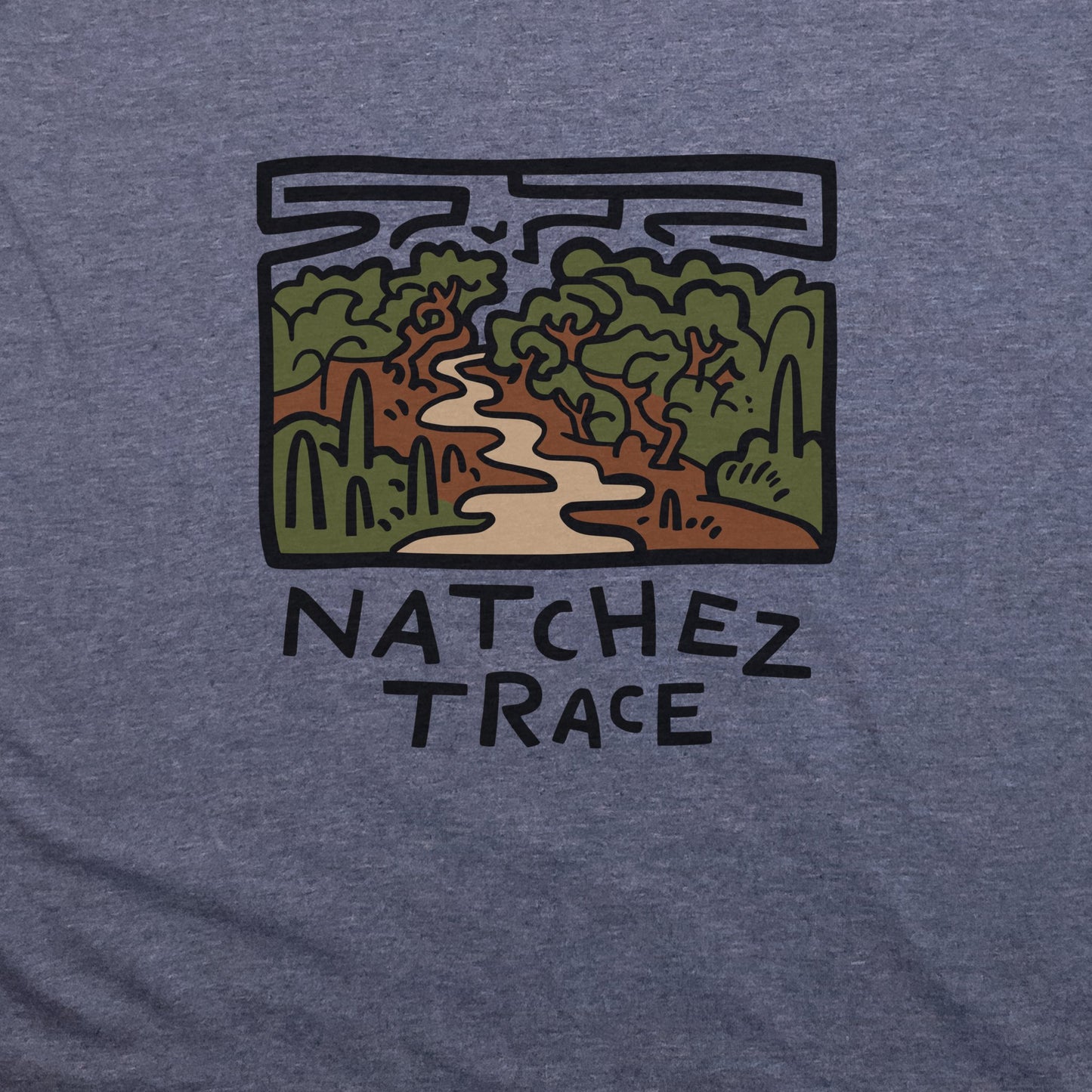 Natchez Trace T-Shirt Adventure and Outdoors Themed T-Shirt