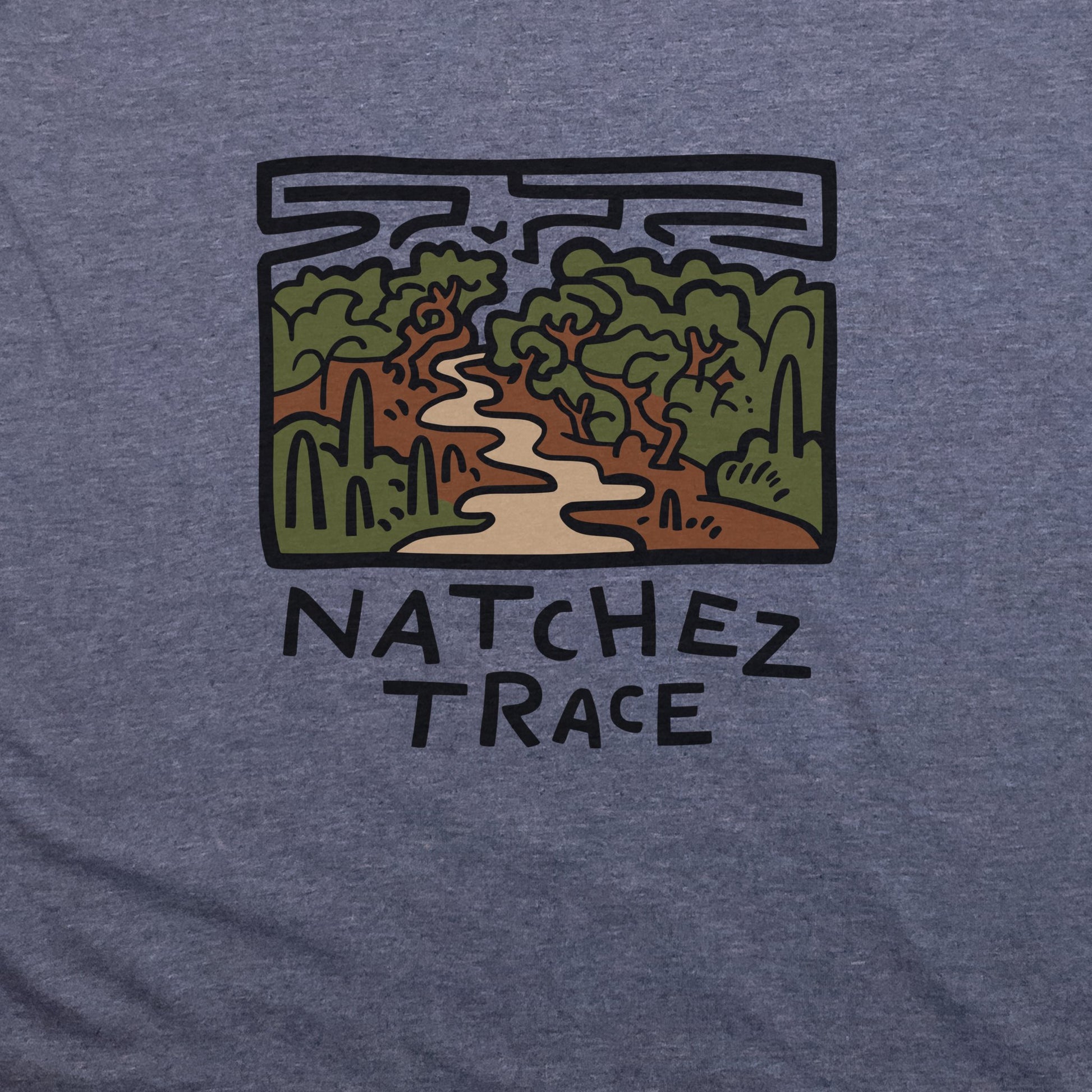 Natchez Trace T-Shirt Adventure and Outdoors Themed T-Shirt