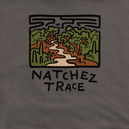 Natchez Trace Crewneck Sweatshirt Adventure and Outdoors Themed Sweatshirt
