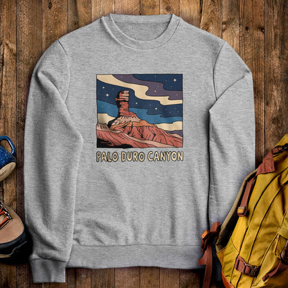 Palo Duro at Night Crewneck Sweatshirt