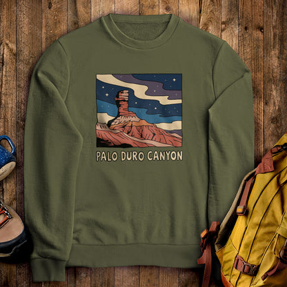 Palo Duro at Night Crewneck Sweatshirt