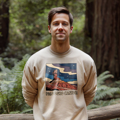Palo Duro at Night Crewneck Sweatshirt