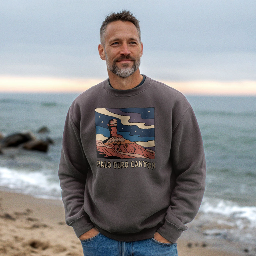 Palo Duro at Night Crewneck Sweatshirt