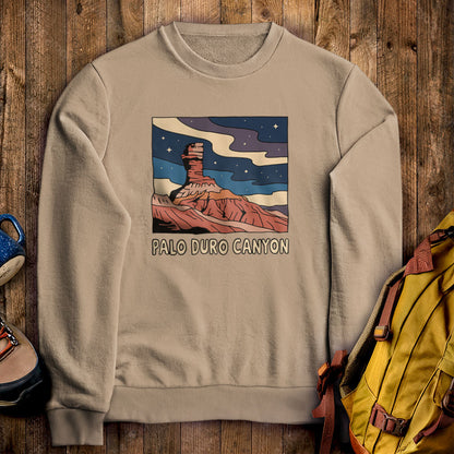 Palo Duro at Night Crewneck Sweatshirt