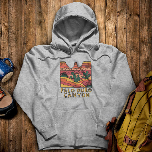 Palo Duro Canyon State Park Hoodie Sport Grey Adventure and Outdoors Themed Hoodie