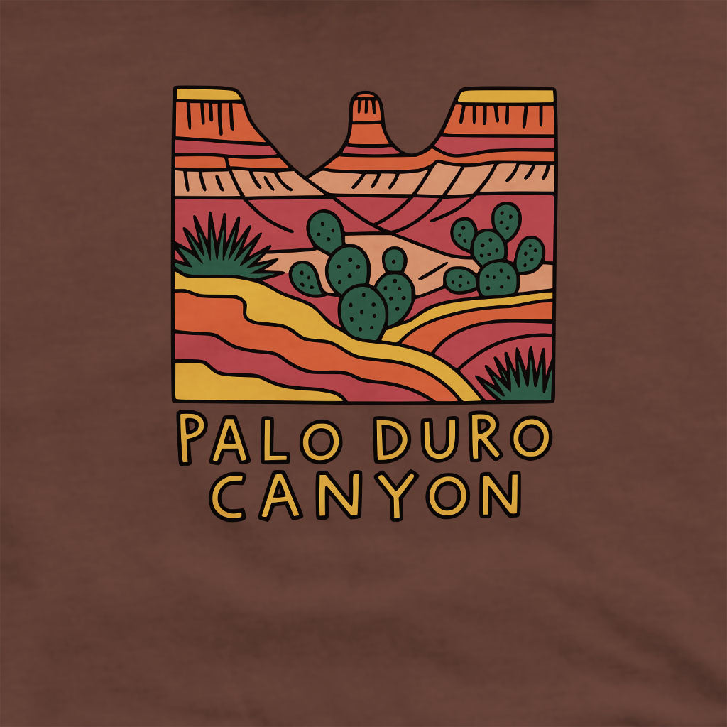 Palo Duro Canyon Crewneck Sweatshirt Adventure and Outdoors Themed Sweatshirt