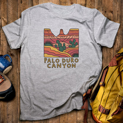 Palo Duro Canyon State Park T-Shirt Sport Grey Adventure and Outdoors Themed T-Shirt