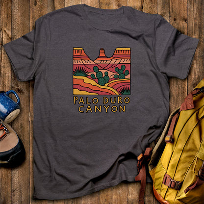 Palo Duro Canyon State Park T-Shirt Dark Heather Adventure and Outdoors Themed T-Shirt