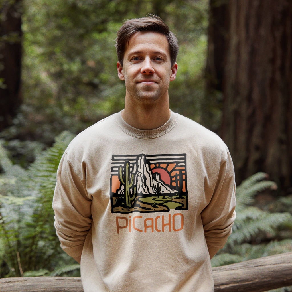 Picacho Peak State Park Crewneck Sweatshirt Adventure and Outdoors Themed Sweatshirt