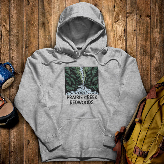 Prairie Creek Redwoods State Park Hoodie Sport Grey Adventure and Outdoors Themed Hoodie
