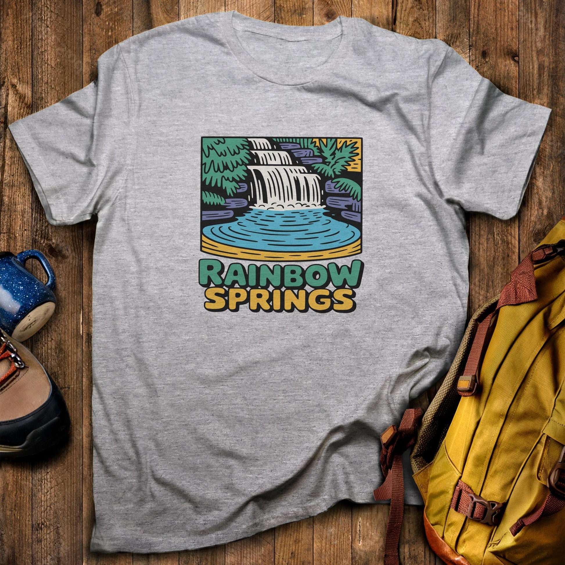Rainbow Springs State Park T-Shirt Sport Grey Adventure and Outdoors Themed T-Shirt