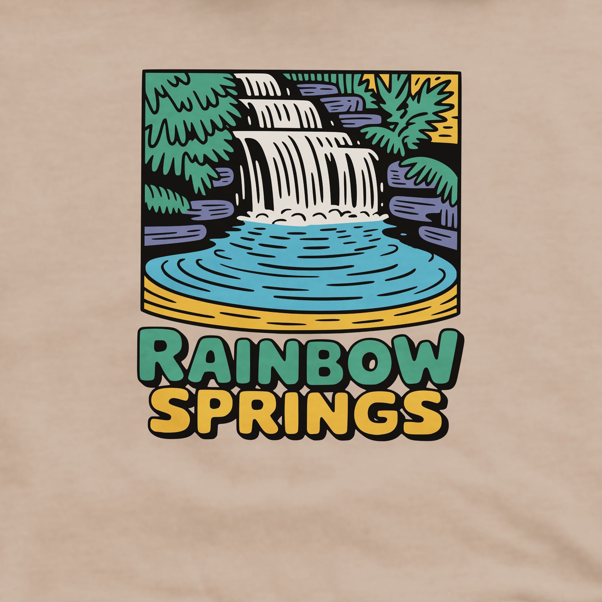 Rainbow Springs State Park Crewneck Sweatshirt Adventure and Outdoors Themed Sweatshirt