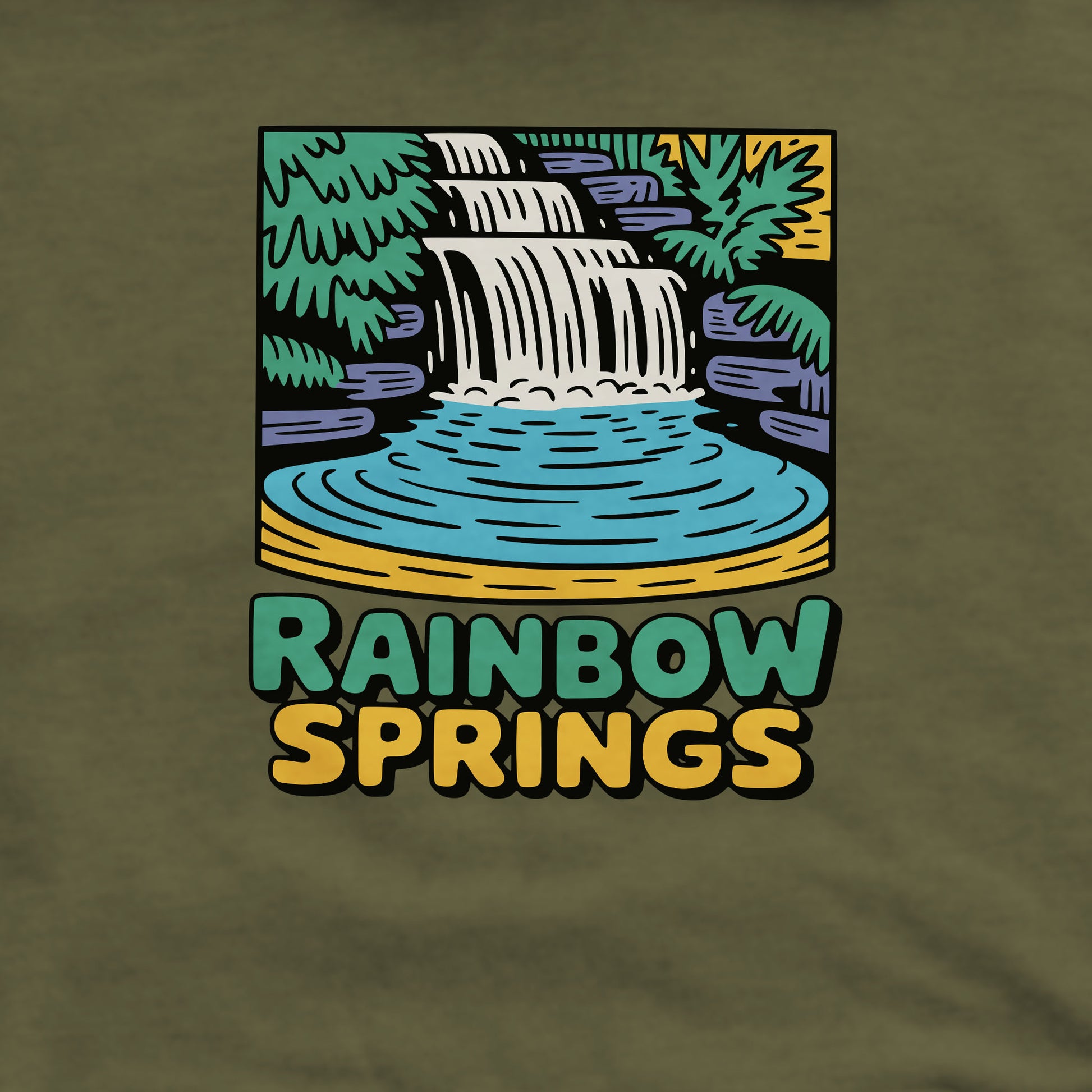 Rainbow Springs State Park Crewneck Sweatshirt Adventure and Outdoors Themed Sweatshirt