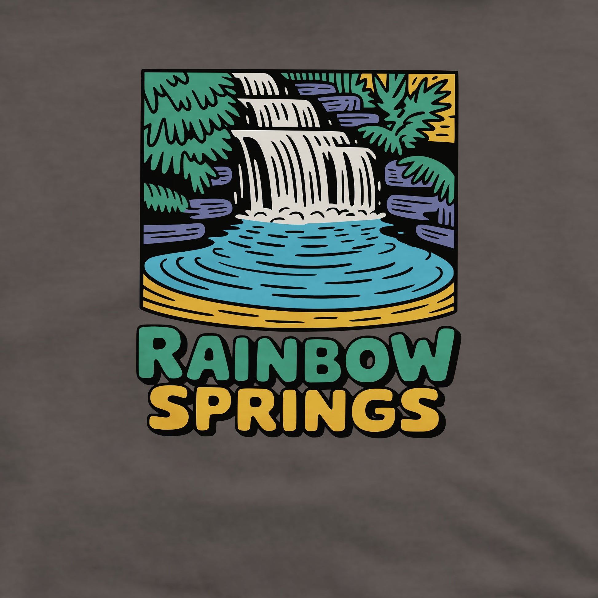Rainbow Springs State Park Crewneck Sweatshirt Adventure and Outdoors Themed Sweatshirt