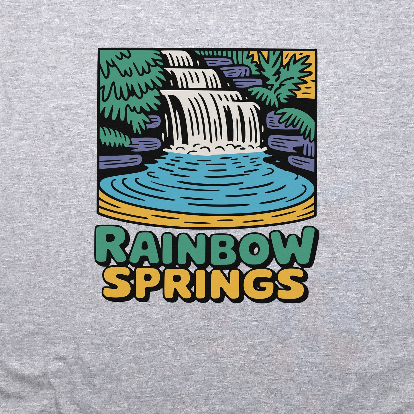 Rainbow Springs State Park Crewneck Sweatshirt Adventure and Outdoors Themed Sweatshirt