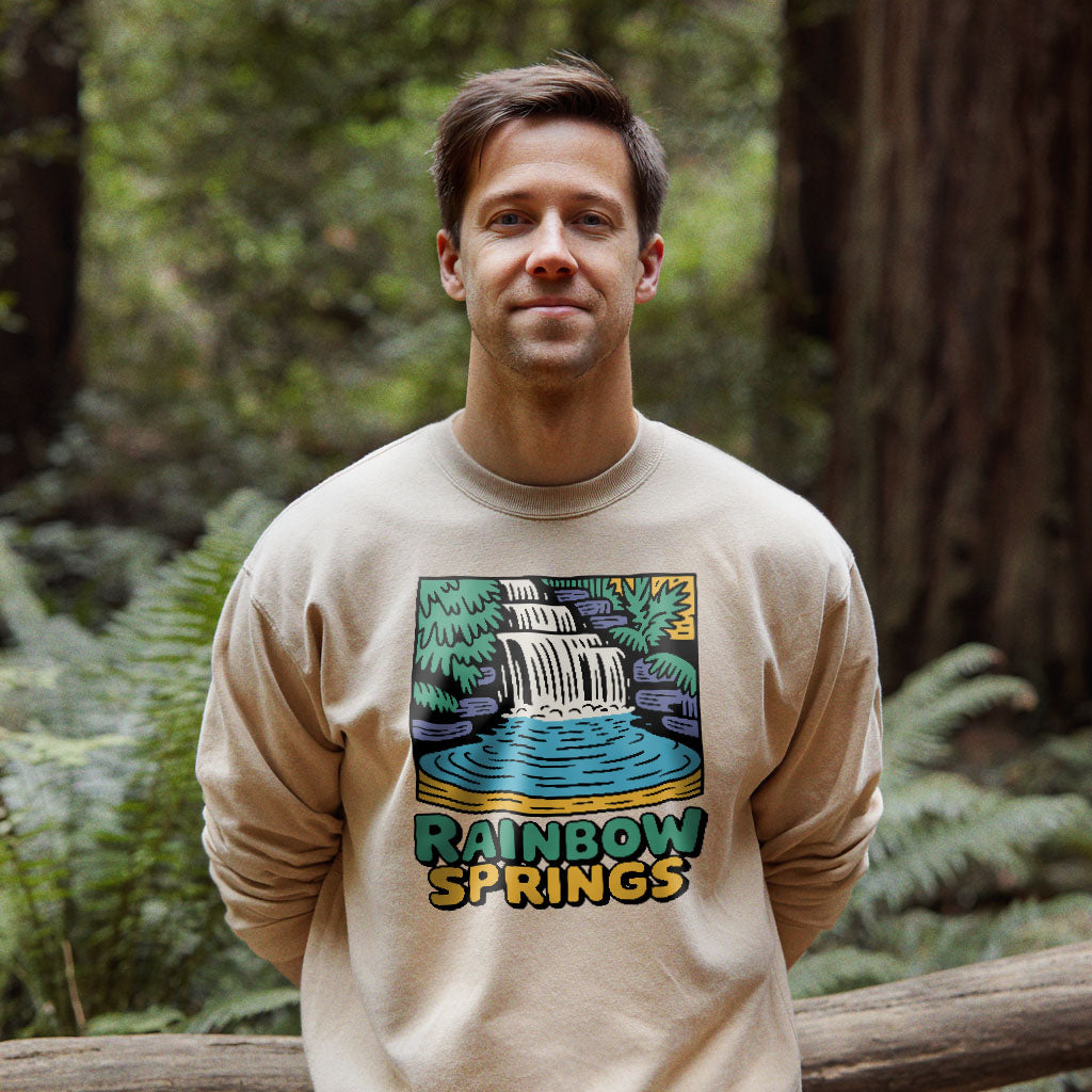Rainbow Springs State Park Crewneck Sweatshirt Adventure and Outdoors Themed Sweatshirt