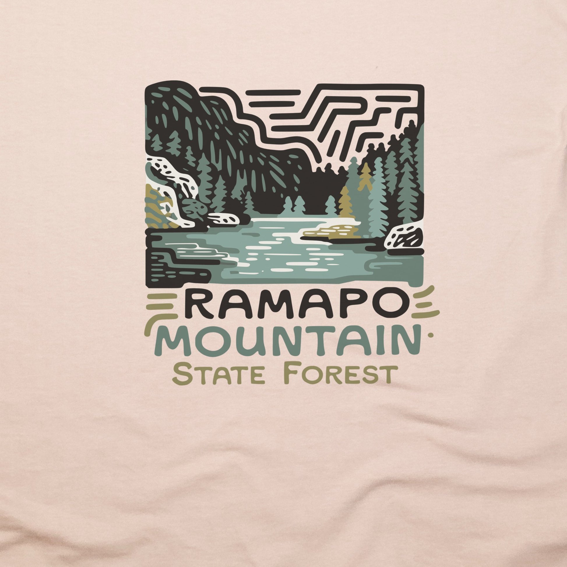 Ramapo Mountain State Forest T-Shirt Adventure and Outdoors Themed T-Shirt