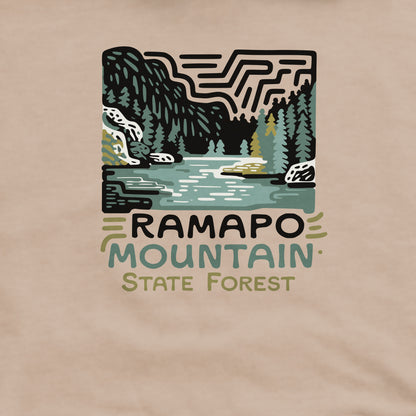 Ramapo Mountain State Forest Crewneck Sweatshirt Adventure and Outdoors Themed Sweatshirt