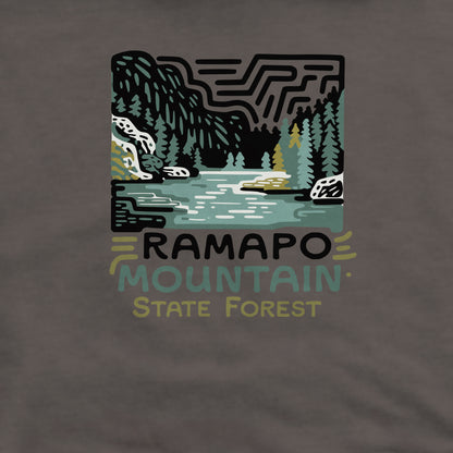 Ramapo Mountain State Forest Crewneck Sweatshirt Adventure and Outdoors Themed Sweatshirt