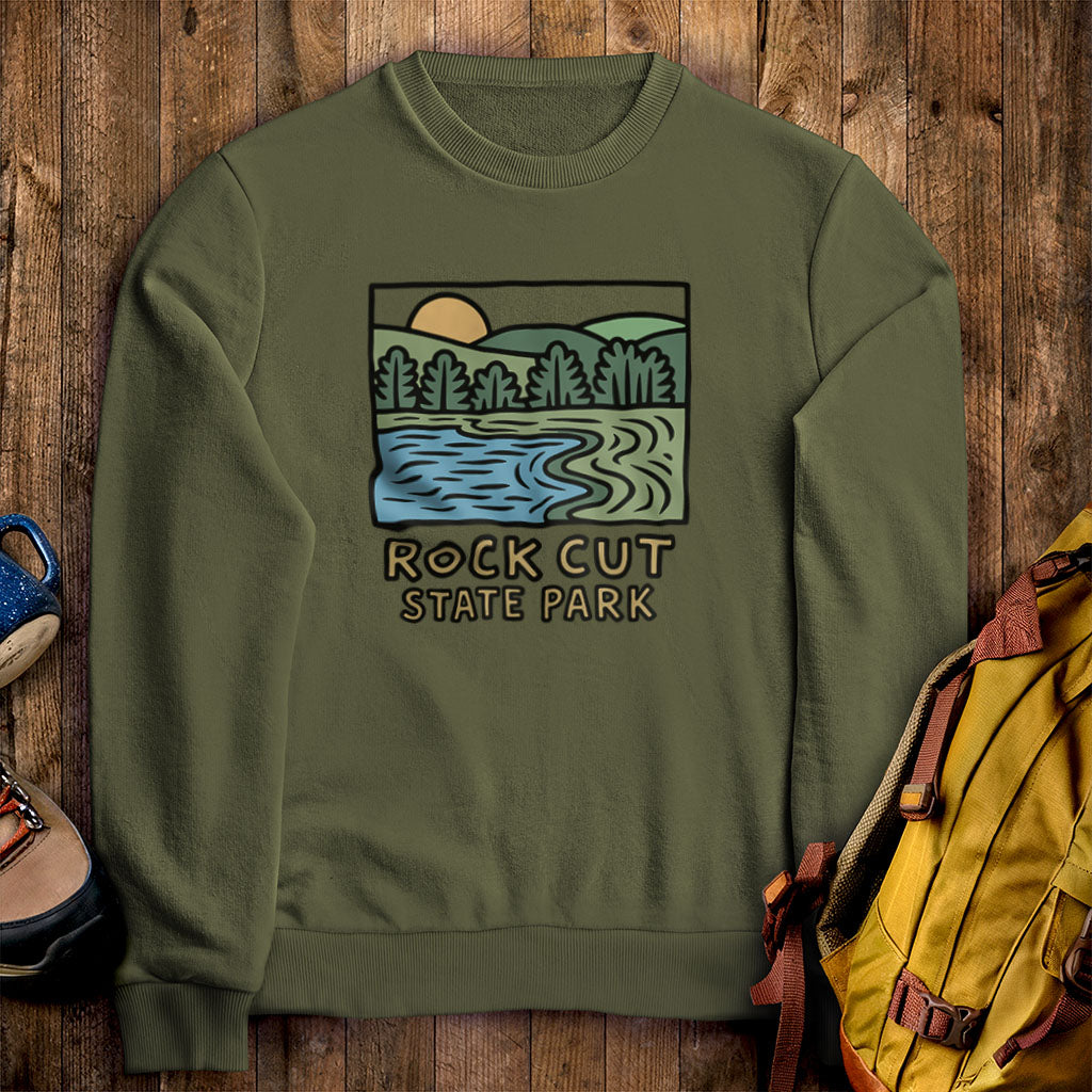 Rock Cut State Park Crewneck Sweatshirt