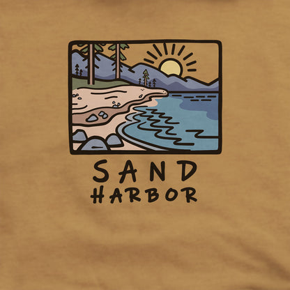 Sand Harbor Hoodie Adventure and Outdoors Themed Hoodie