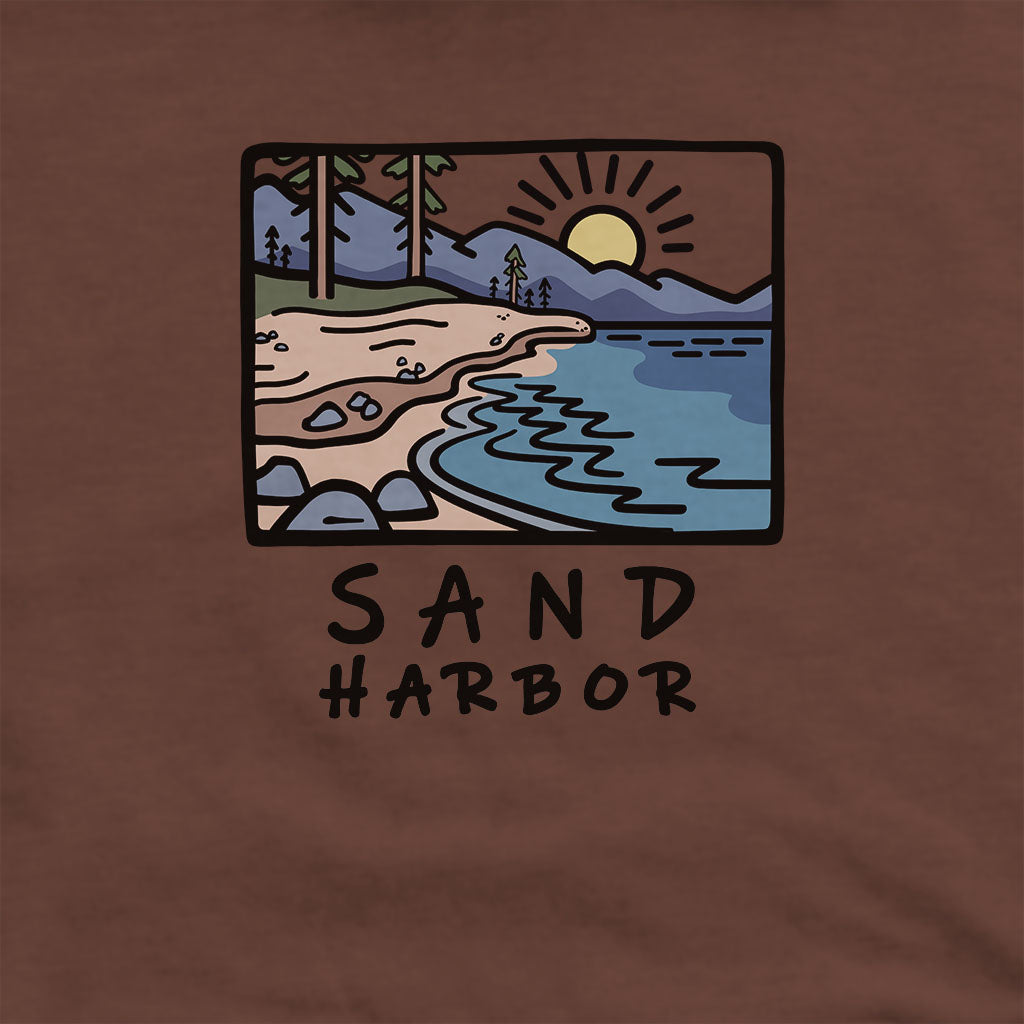 Sand Harbor Hoodie Adventure and Outdoors Themed Hoodie