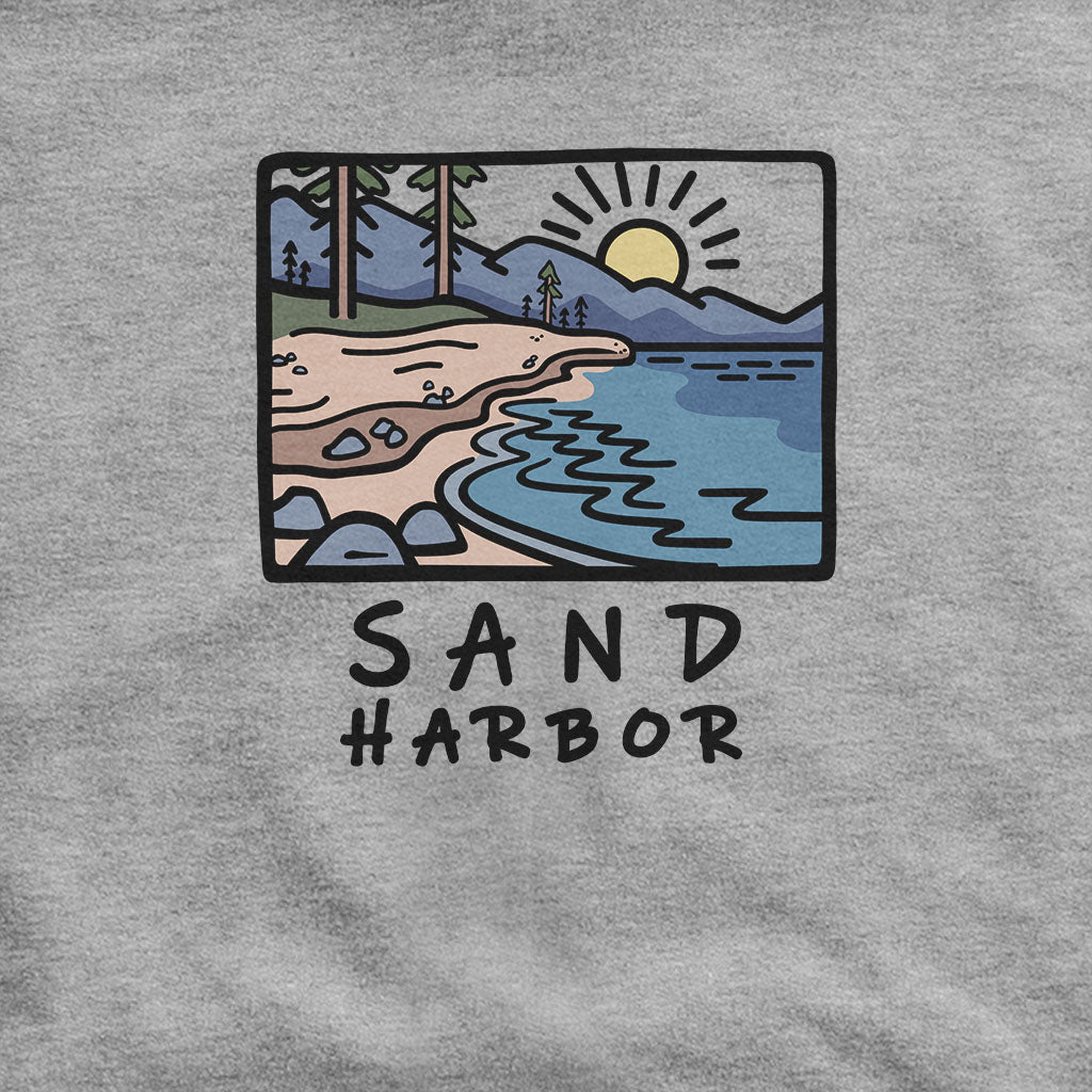 Sand Harbor Hoodie Adventure and Outdoors Themed Hoodie