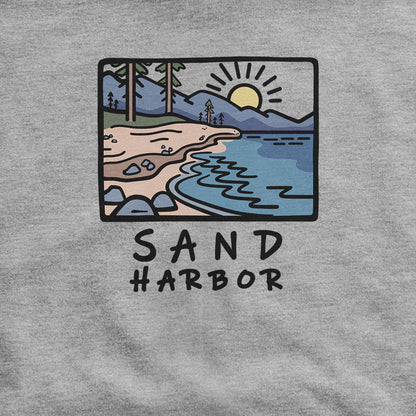 Sand Harbor Hoodie Adventure and Outdoors Themed Hoodie