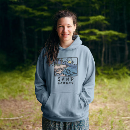 Sand Harbor Hoodie Adventure and Outdoors Themed Hoodie