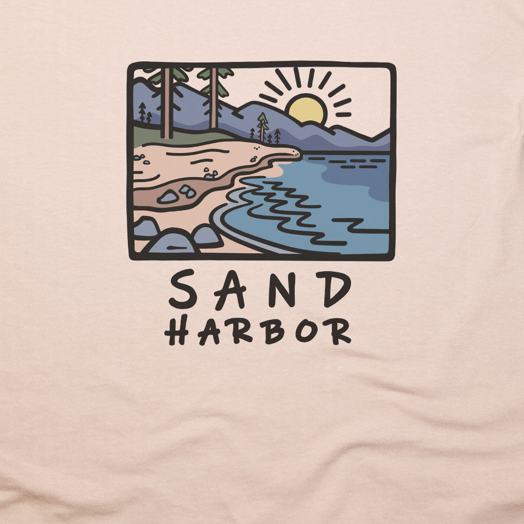 Sand Harbor T-Shirt Adventure and Outdoors Themed T-Shirt