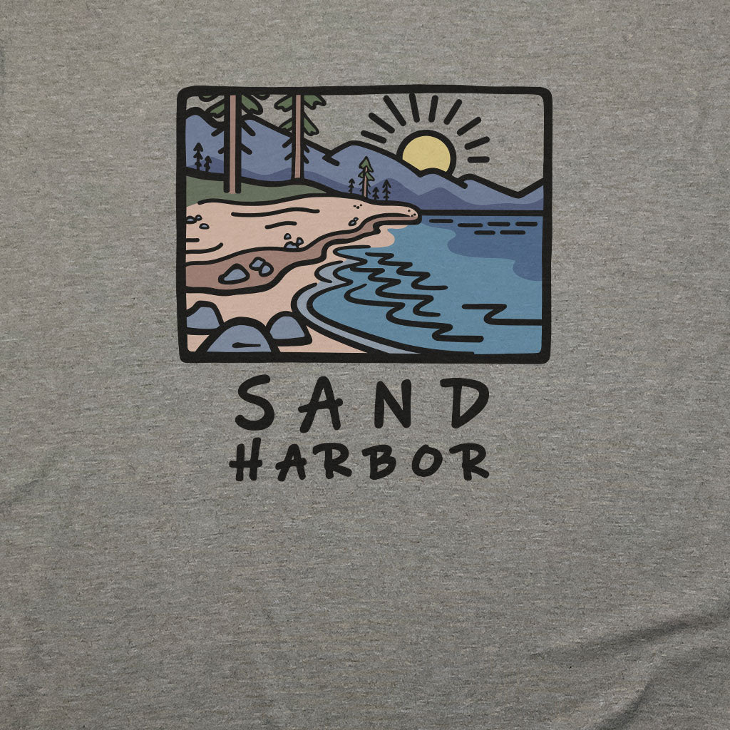 Sand Harbor T-Shirt Adventure and Outdoors Themed T-Shirt