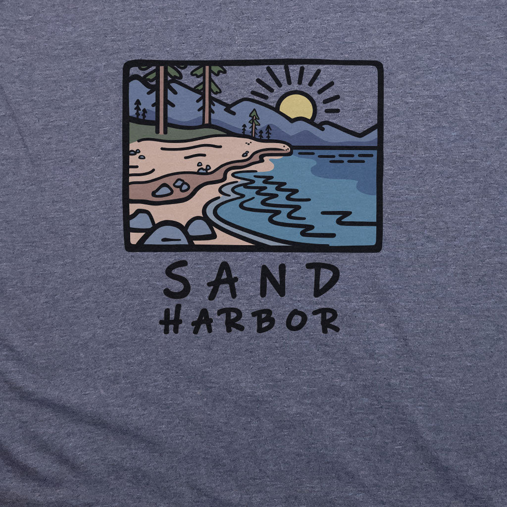 Sand Harbor T-Shirt Adventure and Outdoors Themed T-Shirt