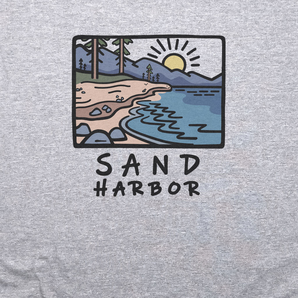 Sand Harbor T-Shirt Adventure and Outdoors Themed T-Shirt