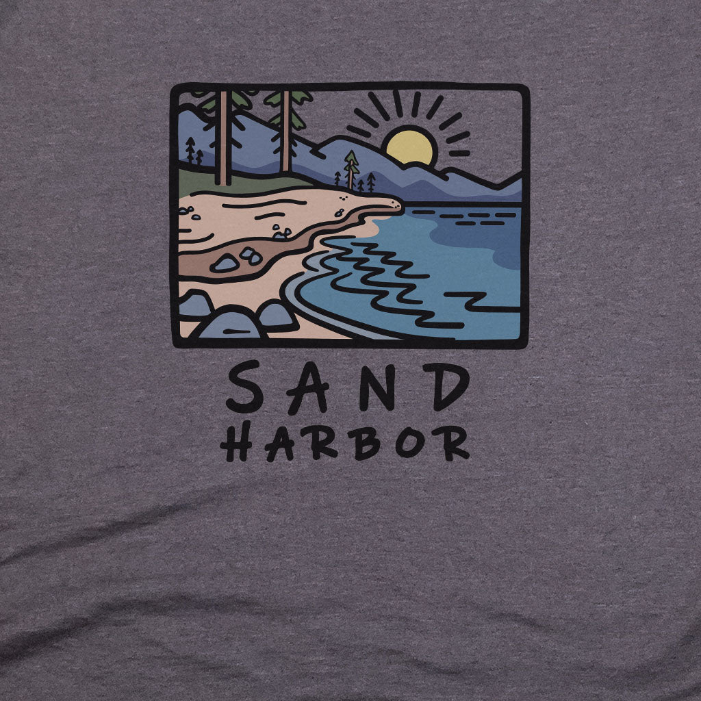 Sand Harbor T-Shirt Adventure and Outdoors Themed T-Shirt