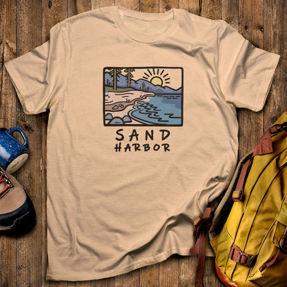 Sand Harbor T-Shirt Sand Adventure and Outdoors Themed T-Shirt