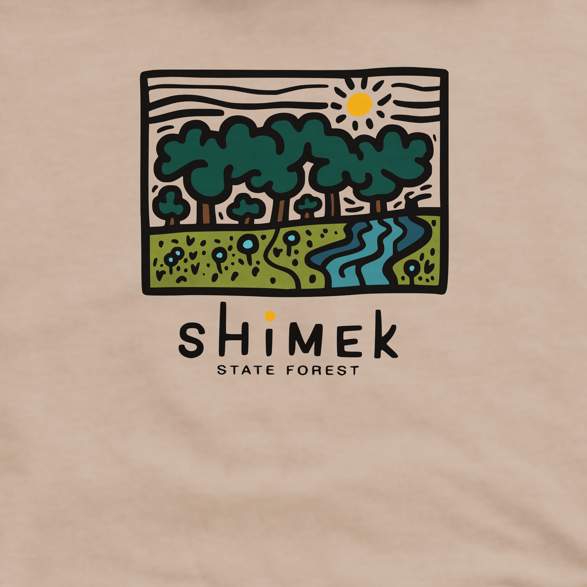 Shimek State Forest Crewneck Sweatshirt Adventure and Outdoors Themed Sweatshirt