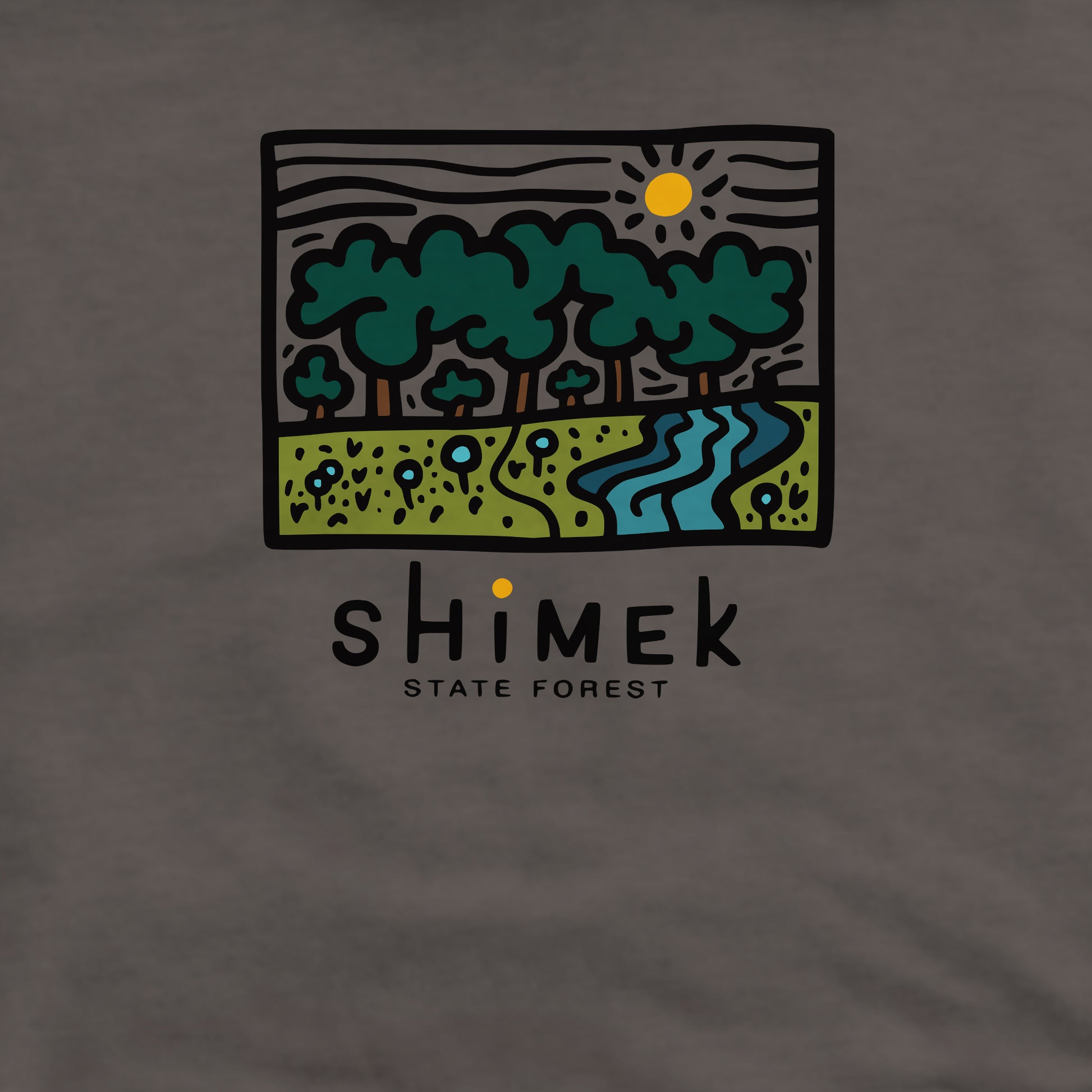 Shimek State Forest Crewneck Sweatshirt Adventure and Outdoors Themed Sweatshirt