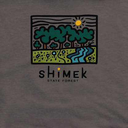 Shimek State Forest Crewneck Sweatshirt Adventure and Outdoors Themed Sweatshirt